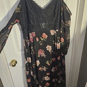 Torrid Cold Shoulder Maxi Dress